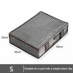 Voodialune hoiukott Suure mahutavusega l&auml;bipaistev kokkupandavad riided tekk padi riidekapp. S must