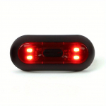 Mootorrattakiiver LED hoiatustuli USB-laadimisjalgratta &ouml;&ouml;ohutuse signaaltuli tagalamp veekindel s&otilde;idukiiver v&auml;lklamp F punane