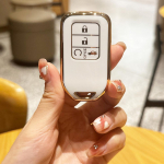 2 3 4 nupuga TPU kaugjuhtimispuldi auto v&otilde;tme&uuml;mbris Honda Civic Accord Vezel Fit CRV HRV Crz Hrv Polit Jazz Jade tarvikutele