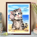 5D DIY Teemantmaaling Kassipoeg kogub karpe ristpistes komplekt Mosaiik Teemanttikandid Roos T&auml;isringi kandiline puur Kodukaunistus Round 30x40cm