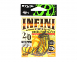 Ryugi HIN051 Infini Offset Worm konksud suurus 2/0 (8497)