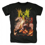 Harajuku Fashion Inferi American Melodic Death Metal Band Crewneck Cotton T-s&auml;rk Unisex suvine l&uuml;hikeste varrukatega t&auml;navar&otilde;ivaste teetopsid Unisex T-s&auml;rk 2XL