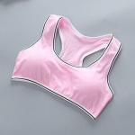 T&uuml;drukute treeningrinnahoidja puuvillane spordirinnahoidja teismeliste pesu aluspesu 8&ndash;16 a. one size valge