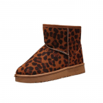 Lumesaapad Naiste Talvised Pehmed Soojad Kingad Must Hallid Pruunid Heledad Lumesaapad Moodsad Naiste Karusnahast Poolsaapad 40 leopard