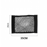 Auto tagumine v&otilde;rgust pagasiruumi iste elastne puur Auto korraldaja istme seljakott String Net Magic kleebis Universaalne hoiukoti tasku 25X20CM