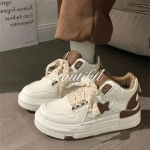 Casual Canvas Platform Korea Khaki Black Naiste tossud Lolita Spordijalatsid Tennis Lamedad Vulcanize Jooksumood 35 must