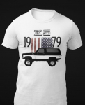 1979. aasta Chevy K 5 bleiser l&uuml;hikeste varrukatega unisex T-s&auml;rk S