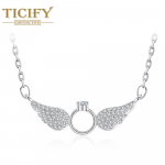 Angel's Wings Fashion Ehted Temperament mitmek&uuml;lgne kaelakee valge