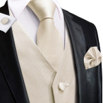 4 tk meeste pesumantli lips ja tasku nelinurksete mansetin&ouml;&ouml;pide komplekt Tuxedo Gilet mantlipidu 2XL
