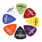 Guitar Picks Box Case komplekt Kitarri tarvikud Muusikariistad 0,58-1,5 mm paksune kitarr 20pcs Glossy surface