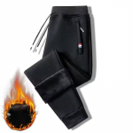 Meeste Fitness Spordir&otilde;ivad Spordidressid Pesad dressip&uuml;ksid P&uuml;ksid Spordip&uuml;ksid Meeste Jooksjad M-5XL Talvised lambavill soojad vabaaja p&uuml;ksid 5XL 95-105kg valge/must