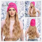 ALAN EATON M&uuml;tsiparukad M&uuml;ts juustega Blond Color Connect s&uuml;nteetilised juuksepikendused naistele Daily Party High Temperature Fiber
