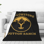 Yellowstone &uuml;lipehme tekk Dutton Ranci logo telkimistekk talvine armas kohandatud flanellvoodikate diivanvoodi kate 30*40in