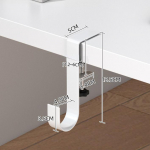 1 tk reguleeritav lauaserva konks ilma mulgustamata kontori t&ouml;&ouml;laua serva riputuskoti konks &otilde;pilase seljakoti hoiustamise riputuskonks