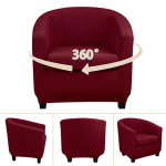 Elastne jacquard kate vannitoolile elutuba 1 istmega diivani kate &Uuml;hekohaline m&ouml;&ouml;bel diivan pestav tugitooli kate Universal size