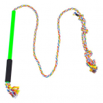 1 komplekt koerakepivarraste hammustusm&auml;nguasi, pikendatav k&auml;epide Koerad, vastupidavad, mugavad IQ-treeningud, p&otilde;imitud puuvillase k&ouml;iega koer, interaktiivne S sinine/valge