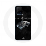 Coque pour Vivo Y21s 2021 / Y21 2021 Game of Thrones Saison 8 Le Tr&ocirc;ne de Fer La maison Stark Logo L'hiver arrive