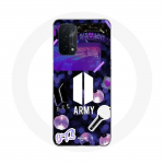Coque pour Oppo A74 Bangtan Sonyeondan BTS Logo Army Bomb Lightstick