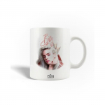 Mug en C&eacute;ramique Billie Eilish Fan Art Auteure Compositrice Interpr&egrave;te