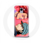 &Uuml;mbris Samsung Galaxy A8 2018 Hisoka ja Ging Hunter x Hunter Anime jaoks