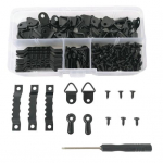 V&auml;ikese kolmnurkse pildiraamiga riidepuu konksud koos kruvidega Roostekindlad seinakinnitusr&otilde;ngaste konksud komplekt Riistvara tarvikud