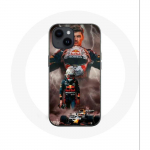 Coque pour Iphone 14 Formule 1 Max Verstappen Casque F1 - Maniacase