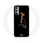 Coque pour Samsung Galaxy A34 5G One Piece Manga Anime Luffy Fond Noir - Maniacase