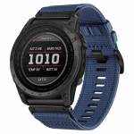 QuickFit 22mm 26mm nailonrihm Garmin Fenix ​​7 7X 6X Pro/Epix Pro Gen 2 51mm 47mm/Fenix6 5Plus 5XPlus punutud kellarihma jaoks QuickFit 22mm sinine