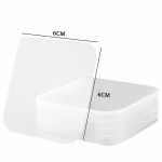 L&auml;bipaistev kahepoolne teip, nano-lants, &otilde;mblusteta veekindlad kleebised seinal, kuumakindel viskooslint, kleebis vannitoa seinal 5pcs