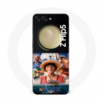 Coque Samsung Galaxy Z Flip5 poster Luffy One piece