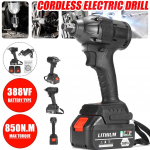 850N.m 388vf harjadeta aku elektriline l&ouml;&ouml;kmutriv&otilde;ti elektrilised t&ouml;&ouml;riistad 22890Amh Li aku Kohandage Makita 18V akuga 1 x Battery