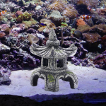 Kivilambi akvaariumi kaunistused, kivikoopamaja pagoodkuju lemmikloomatarvikud poe elutuppa