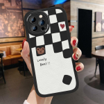 Slim Skin Feeling Cartoon Bears Pehme silikoonist PU nahast kaanega telefoni&uuml;mbris iPhone'ile Samsung Huawei Honor Xiaomi Redmi OPPO Realme Vivo Vivo Y91C/Y1S