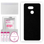 apgo Protective Skin Sticker for the back compatible with HTC Desire 12s, Wrap Film, Foil, Vinyl - Pattern Matte Black