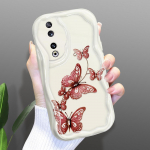 Armas koomiksimustriga kreemjas tekstuuriga korpus Lainelise servaga pehme silikoonkaanega telefoni&uuml;mbris Huawei Honor Infinix Tecno iPhone'i jaoks Honor 20 valge