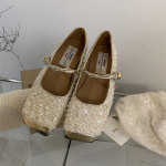 Naiste kandilise varbaga sandaalid erksav&auml;rvilised balletiprintsessikingad Lamedad kontorisandaalid 3 cm 40 must