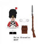 Napoleoni s&otilde;dade s&otilde;jav&auml;es&otilde;durid ehitusplokid II maailmas&otilde;ja minifiguurid Prantsuse Briti vutip&uuml;ssid relvad m&auml;nguasjad lastele