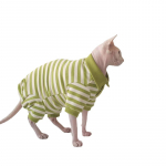 Spring Small Fresh k&otilde;htu kaitsev nelja jalaga POLO s&auml;rk k&otilde;rge elastne puuvillane hingav sfinks karvutu kass Saksa riided XS