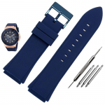 Kummist kellarihm 22mm Sinine v&auml;rv Silikoonkummist k&auml;ev&otilde;ru Guess W0247G3 W0040G3 W0040G7 kelladele rihm br&auml;nd spordikellarihm 22mm
