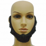 Festivali v&auml;ljam&otilde;eldud kleidi kost&uuml;&uuml;m Halloweeni peol, simuleeritud v&otilde;ltsvuntsidega naljakas habe must