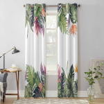Suvised Troopilise Vihmametsa Monstera Akknakatted elutuppa Luksuslik Magamistoakardin K&ouml;&ouml;girulookardinad Kardinad 135W x 60H(cm) x1