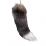 Faux Raccoon Tail v&otilde;tmehoidja Pehme kunstkarusnahast saba saba ripats Dekoratiivne pesukaru v&otilde;tmehoidja v&otilde;tmehoidja seljakott Ornamendikott D