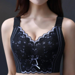 Naiste t&auml;iskattega pitsist Push Up juhtmevaba rinnahoidja, suure suurusega longusvastane aluspesu Naiste pesu 34 36 38 40 42 44 48 50 CDE 48/110D