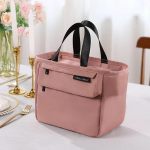 Soojustatud Bento l&otilde;unakarbi termokott suure mahutavusega toidu lukuga hoiukottide konteiner naistele jahedamad reisipikniku k&auml;ekotid