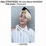 Stray Kidsi 7. minialbum Maxident POB Photocard Aladin JYP Soundwave MK ifive I.N - Aladin