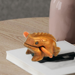 Konn Guiro Rasp V&auml;ikeinstrument, puidust l&ouml;&ouml;kpillid kirjutuslaud, m&uuml;ratekitaja ja -tarvikud 7x7cm