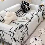 &Scaron;enill-diivani r&auml;tikukate Riidest diivanipadi Four Seasons universaalne High Sense t&auml;iskattega universaalne tolmukate 180*130cm