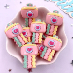 10 tk Vaigu v&auml;rviline Kawaii &otilde;hupall kaktuspuu lill, lameda seljaga kivikujukesed v&auml;ljal&otilde;igete album DIY vibudekoori tarvikud