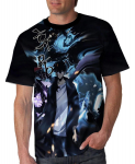 Solo Leveling Anime Koomiksid 3D-prindiga T-s&auml;rk Street Fashion Meeste ja Naiste Personaliseeritud Eriti Suur &Uuml;mara Kaelusega Laste Top S valge