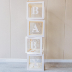 L&auml;bipaistev kirjaga &otilde;hupallikarp Baby Shower Decorations Palju &otilde;nne s&uuml;nnip&auml;evaks Pulmakaunistus 1. S&uuml;nnip&auml;evapeotarbed &Otilde;hupallikarp BABY valge